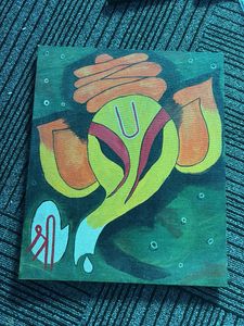 Ganesha Hand-Painted Art