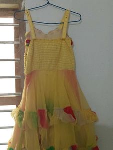 Beautiful Yellow Party Gown