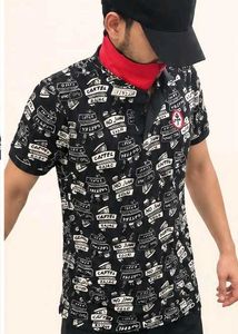 Graphic Print Men's Polo Shirt
