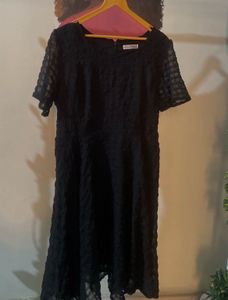 Elegant Black Lace Dress