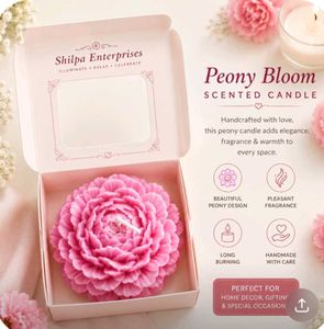 Peony Bloom Scented Candle