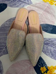 Sparkly Mules - Alberta Ferretti