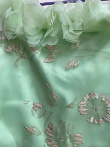 Mint Green Ruffled Party Dress