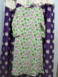 Cute Floral Print anarkali kurta