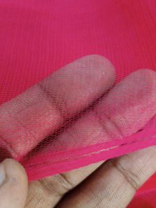4 Meter pink net polyester fabric