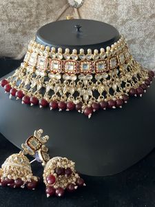 Exquisite Kundan and Pearl Choker Set