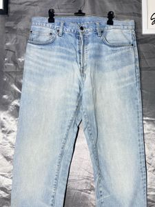 CARHARTT Light Wash Straight Leg Jeans