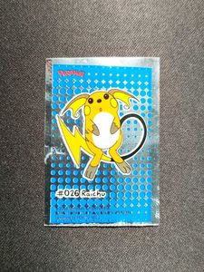 Alpenliebe Pokemon sticker collectible Raichu