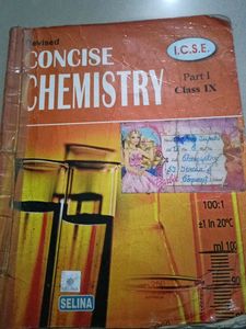 Chemistry Biology Class 9 ICSE Board Books