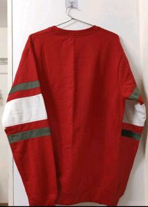 Jack &amp; Jones Red Graphic Sweatshirt