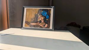 Framed Radha Krishna Painting