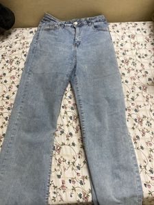Light Wash Wide Leg Jeans