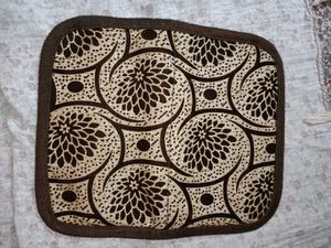 Unique Brown Patterned Clutch Bag