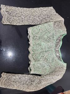 Designer Net Embroidered Blouse