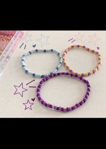 cute matching Beaded Bracelets (set of 2)