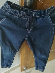 Comfortable Dark Wash Jogger Jeans