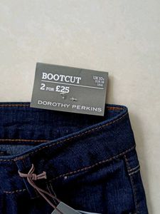 DOROTHY PERKINS Bootcut Dark Wash Jeans