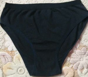 Classic Black Cotton Briefs