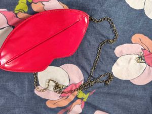 Quirky Red Lips Sling Bag (FIX RATE)