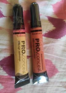 L.A.Girl Orange  & Beauty Pro Concealer