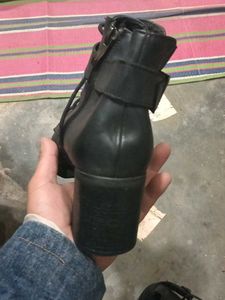 Black Heeled Ankle Boots
