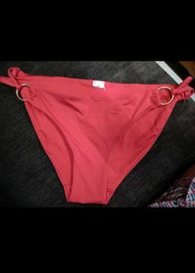Combo of 2 Red Lace Detail Briefs