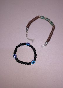Evil Eye Bracelet + Emerald Colour Combo