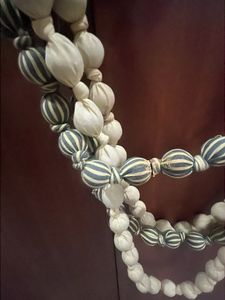 Unique Fabric Beaded Necklace