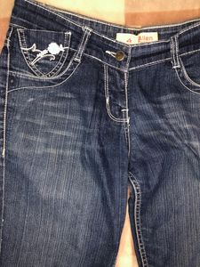 Mid Rise Blue Denim