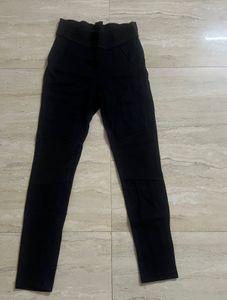 zara black comfortable trouser