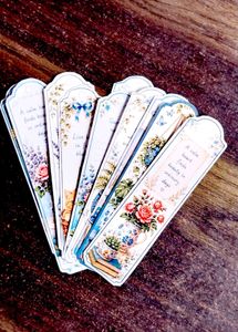 homemade  10 of  Floral &amp; Inspirational Bookmarks
