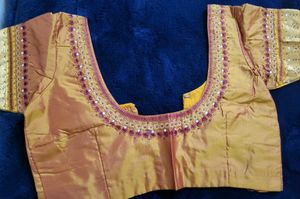 pattu embroidered blouse