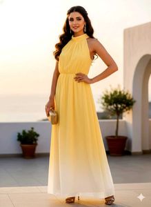 Yellow Sleeveless Dress