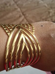 Gold-tone Cuff Bracelet