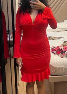 Bell Sleeve Mini Dress