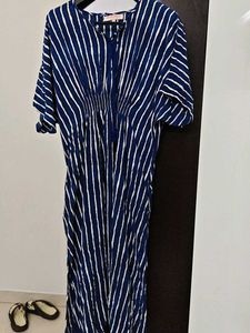 Blue Striped kurta