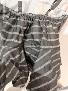 Striped Peplum Top