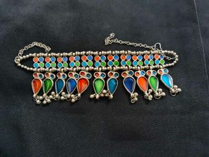 Bohemian Colorful Beaded Choker Necklace