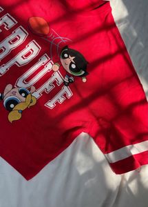 Y2k street wear Powerpuff Girls top
