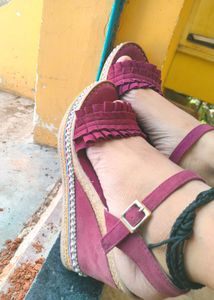 y2k Wedge Sandals👙⭐🌷🎀