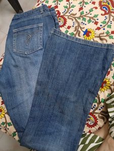 vintage blue bootcut jeans for women