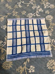 Classic Blue & White Plaid Kitchen Towel