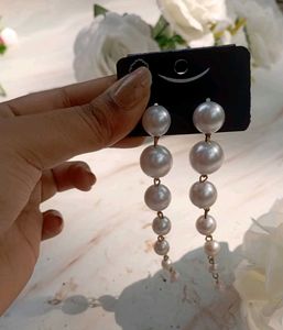 Elegant Pearl Drop Earrings