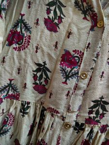 Bohemian Floral Print Kurta