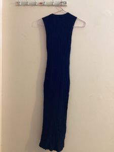 Bershka Black maxi Dress with side slit