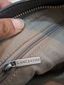 Stylish Dark Grey Leather Crossbody Bag
