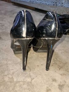 Elegant Black Patent Heels