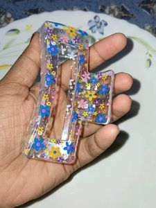 Transparent Floral Claw Hair Clip🌸👌💙