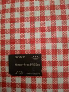 Sony Memory Stick PRO Duo 1GB