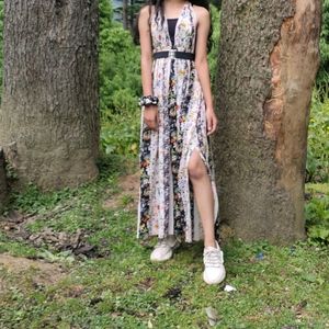 Exported Backless Halter Neck Dress 🏖️